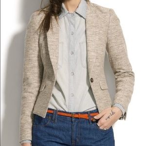 Madewell tweed blazer